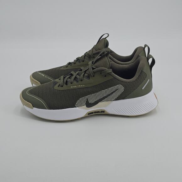 NEW Nike Womens 8 Juniper Trail 3 Running Shoe Olive Green - Picture 6 of 12